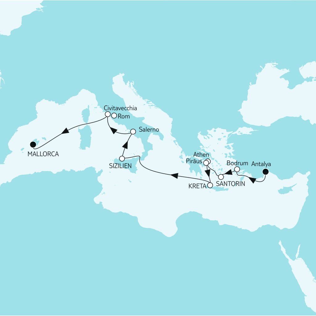 Mein Schiff Sonderpreis 11 Nächte Antalya Trifft Mallorca