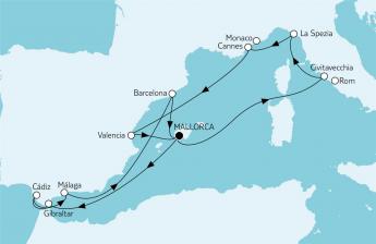 Mittelmeer mit Valencia & Andalusien III